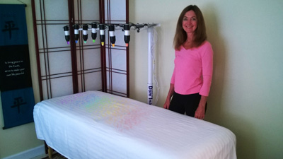 crystal healing bed